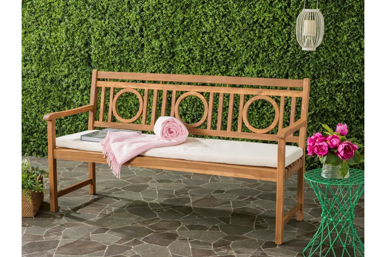 Patio bench outlet wayfair